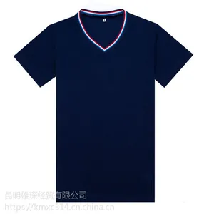 云南运动T恤衫定做拼色广告衫印刷宣传语