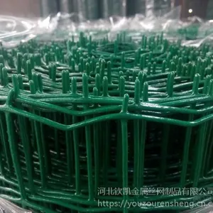 厂家批发绿色包塑料加粗铁丝养鸡围栏散养鸡鸭铁网养鹅荷兰网