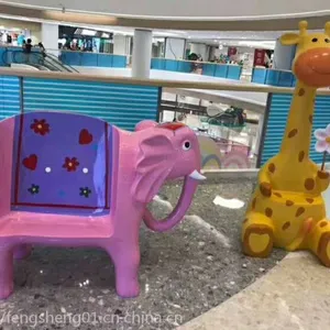 玻璃钢卡通座椅雕塑