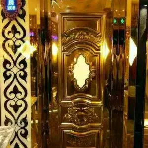 厂家直销专业定制酒吧夜场KTV不锈钢包房门KTV隔音门防火门发光茶几等