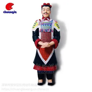供应西安兵马俑雕像 博物馆旅游品特色人物树脂雕塑