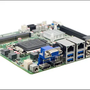 厂家直销|Intel H110主板|双Intel 网口|4显主板|H81主板|6代I5