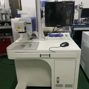 30W二氧化碳激光射频管平面打码机布料皮革打码机竹木制品镭雕机厂价直销