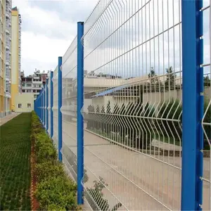 公路护栏网 绿色铁丝网 铁路隔离网