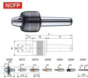 N台湾丽勋LI-HSUN 重负荷顶针NCF-MT.3B