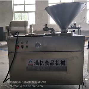 制作鸭血肠机器 液压灌肠机 电动商用大型香肠成套生产线