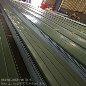 金铄自产环保耐用65-300型高立边直立锁边航站楼专用铝镁锰板屋面板