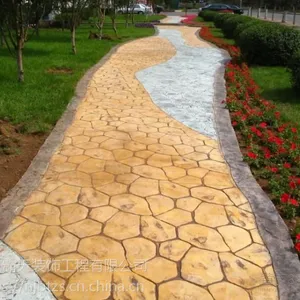 南京艺术压印地坪厂家，南京彩色压模地坪，南京压花地坪施工