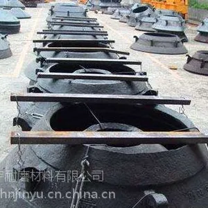 供应山西太原重工低压铸造高铬耐磨配件之破碎机轧臼壁板锤头