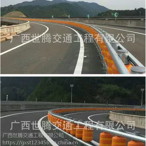 云南怒江附近哪里生产旋转护栏 旋转筒护栏选世腾厂家