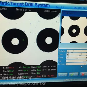供应汇创丰DK-02B型PCB铝基板打靶机手机镜片打孔机可识别不规则孔