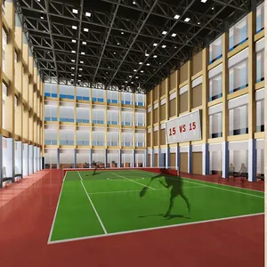 供应承建羽毛球场-室内羽毛球场-丙烯酸羽毛球场