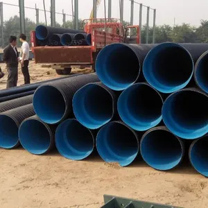 济南历城区污水管,排水管_德源管业hdpe双壁波纹管城市工程专用