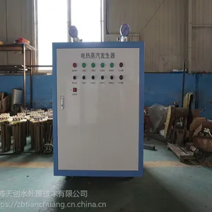 山东淄博啤酒厂用63kw立式蒸汽锅炉_低压高温加热蒸汽发生器制造厂家