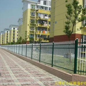 河北热镀锌喷塑锌合金围墙护栏|别墅围栏|围墙护栏如何施工