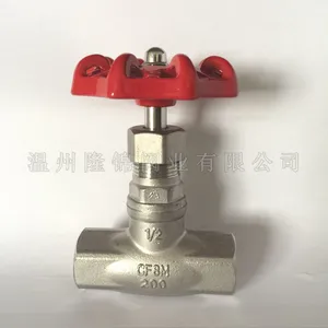 温州隆锦阀业 供应 不锈钢 内 螺纹 截止阀 J11W 丝口 手动截止阀