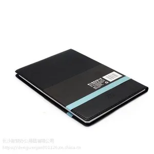得力80页7901商务皮面笔记本记事本(25K )工作记录本皮面本
