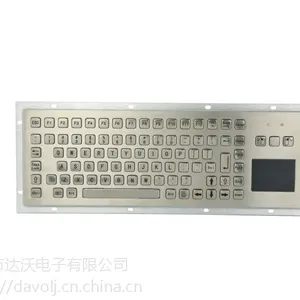 工业金属PC键盘 一体键盘D-8606T
