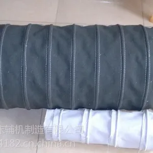 绿色帆布颗粒输送布筒