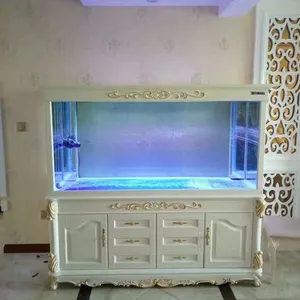 欧式鱼缸 雄安新区鱼缸厂家 免换水淡水缸