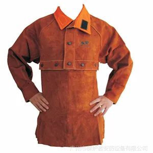 友盟AP-7188/7189 咖啡色开背式焊服和围身 广州批发
