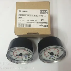 供应进口德国WIKA威卡全不锈钢微压膜盒压力表611.10轴向径向负压EN837-3
