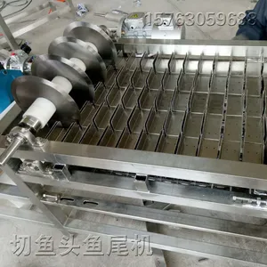 厂家生产销售全不锈钢大型商用切鱼头鱼尾机