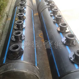 PE分水器地源热泵专用PE管件 瑞科牌PE集分水器全新专用设备制造