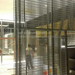Q235装饰隔断格栅板@集成吊顶钢格板@钢性格栅板生产厂家代加工成任意尺寸