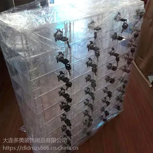 大连亚克力定制 手机保管箱 明手机柜 收纳盒亚克力寄存柜