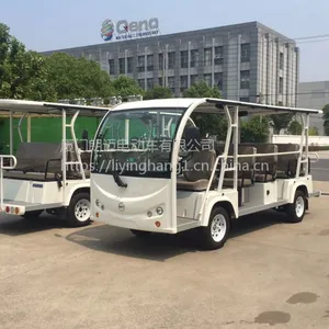 朗迈14座敞开式电动游览车 电动观光车14座LM-TC14