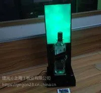 LED发光亚克力展示架鸡尾酒展示架来图异形加工PC乳白板手机支架