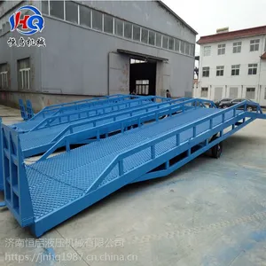 济南恒启现货销售10吨液压登车桥 移动式登车桥 叉车过桥