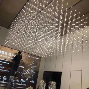 创意大型满天星吊灯商场非标工程灯定制酒店大堂灯沙盘会所售楼部吊灯工厂铭星灯饰