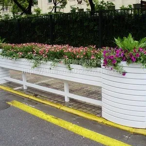 成都路百全HX-1230花箱隔离栏道路隔离花箱护栏