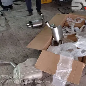 广州奥迪A5改装SVE中尾段可变遥控阀门四出排气