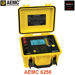 美国AEMC 6250便携式10A、0.1μΩ分辨率数字微欧计