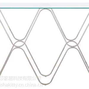 爱莎 不锈钢玻璃玄关 定制