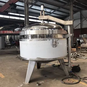 可倾式电磁夹层锅 多种型号立式可倾高压蒸煮锅 卤味蒸煮锅