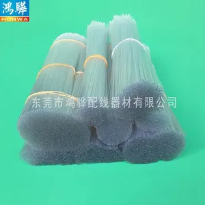 绑线通用单双面透明pet扎带 尺寸标准食品级pet材质无铁芯扎带