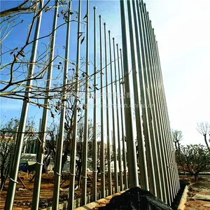 耀荣 黑龙江哈尔滨锥形旗杆 不锈钢礼仪旗杆销售