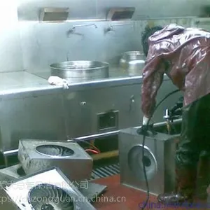 成都食堂抽油烟机清洗 油烟管道清洗 油烟净化器清洗