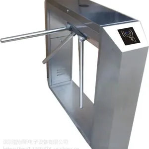 三辊闸指纹感应不锈钢双机芯双通道三辊型门禁人行通道闸机