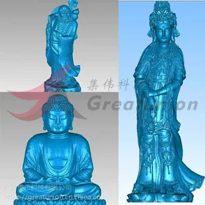 利用三维扫描抄数3D打印制作佛像解决方案,佛像三维扫描仪