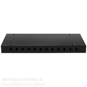 诺贝佳12口SC/LC机架式光纤配线架,熔接盒