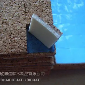 供应安徽省防震防滑泡棉软木玻璃垫片3+1mm厚