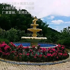 ��԰ˮ����ˮ�� ŷʽ��ʹ������Ȫ ����ɰ�Ҿ��۵�ˮ�� ����С���㳡