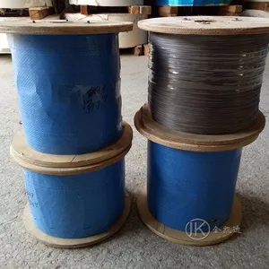 供304尼龙包胶1.0mm不锈钢丝绳