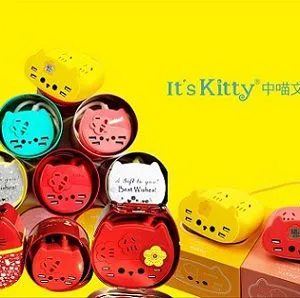 中喵It's Kitty创意桌面USB插排可爱小猫插线板