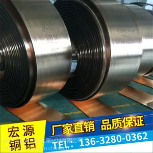 H65镀镍黄铜带 镀镍铜带 T2镀锡铜带 连续镀锡紫铜带1.0亮面 雾面